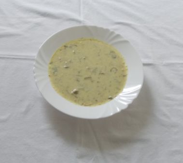 Kaese-Lauch-Suppe